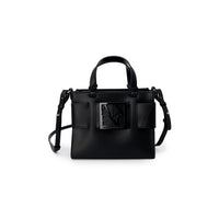 Image 1 : Sac à main Armani Exchange femme multicolore avec plaque logo AX ajourée centrale — delvale