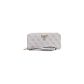 Guess Portefeuille Femme Beige Zippé Compact