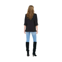 Image 3 : Veste Only femme noire coupe moderne manches 3/4 fluide — Delvale
