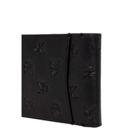 Image 2 : Vue détaillée du portefeuille Calvin Klein noir en cuir premium — Delvale
