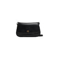 Calvin Klein Sac Bandoulière Femme Noir Rabat Clip Doré Monogramme CK