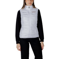 Image 5 : Gilet EA7 beige femme porté, style sportif chic décontracté — delvale