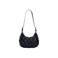 Image 3 : Vue d'ensemble du sac hobo Desigual femme noir avec fermeture zip et finitions sculptées — delvale