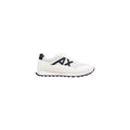 Armani Exchange Herensneakers Gebroken Wit Zwart Contrasterend Logo