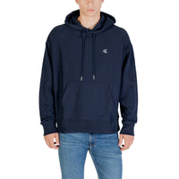Image 2 : Détail monogramme CK sur sweat à capuche Calvin Klein Jeans bleu homme — Delvale