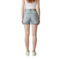 Image 3 : Vue arrière short Tommy Hilfiger Jeans femme bleu azur regular avec poches arrière — Delvale