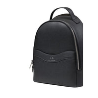 Image 5 : Vue de dos du sac à dos Armani Exchange femme noir, bretelles réglables et poignée supérieure — Delvale