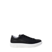 Image 6 : Baskets Armani Exchange homme blanc cassé et beige, vue d'ensemble lifestyle — Delvale