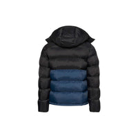 Image 2 : Détail veste Calvin Klein Jeans homme noire, col montant et poches frontales — Delvale