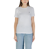 Image 4 : T-shirt Calvin Klein Jeans femme noir coupe classique vue d'ensemble — Delvale
