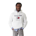 Tommy Hilfiger – Sweatshirt Homme Col Rond Blanc Logo Signature
