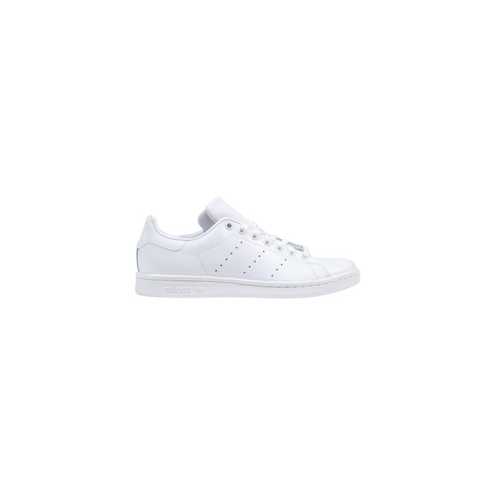 Image 1 : Baskets Adidas Originals femme en cuir blanc avec lacets, vue de profil — Delvale