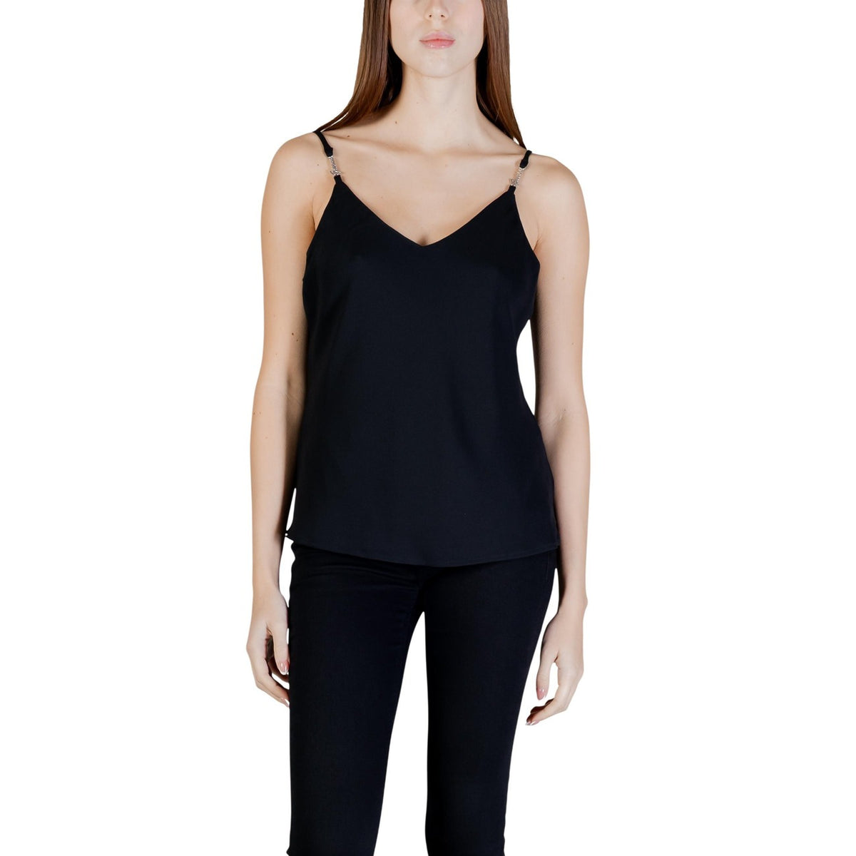 Image 4 : Guess débardeur femme blanc intemporel, coupe flatteuse été — delvale