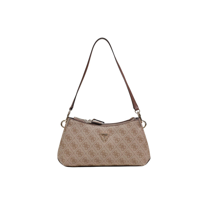 Image 1 : Sac à main Guess femme beige avec bandoulière amovible, vue de face — delvale