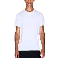 Image 2 : T-shirt blanc Armani Exchange homme vue de face coupe moderne — Delvale