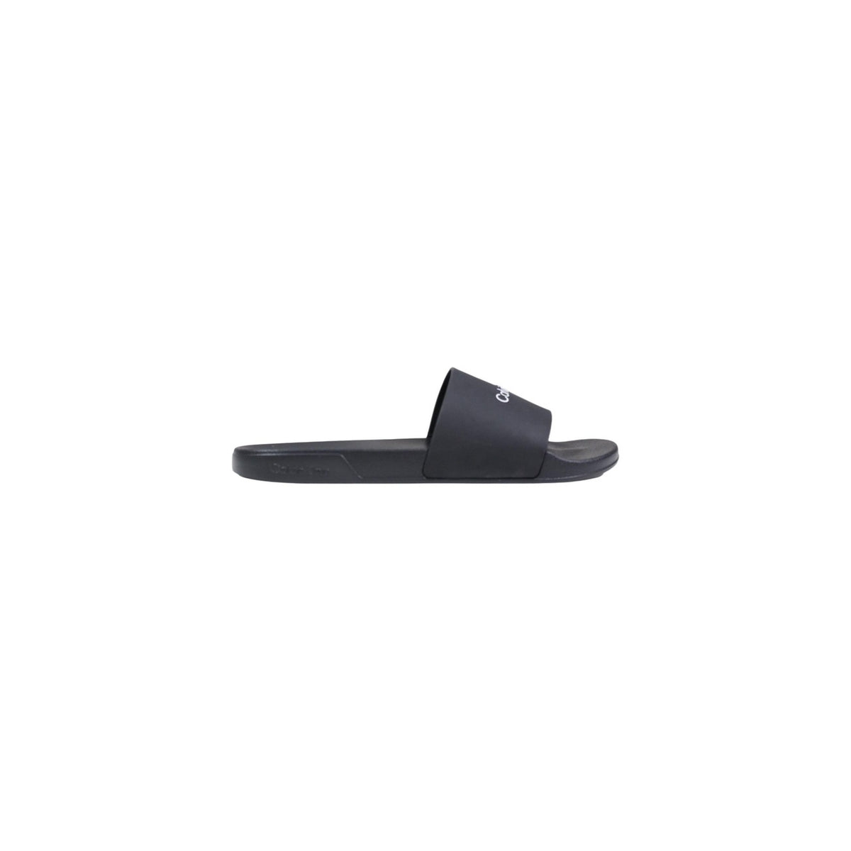 Image 4 : Mules Calvin Klein homme noires, vue d'ensemble du modèle — Delvale