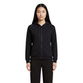 Armani Exchange Sweat zippé à capuche femme noir logo AX
