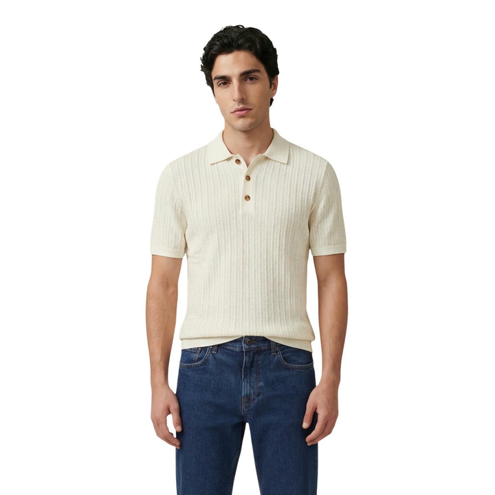 Image 1 : Polo blanc Only & Sons pour homme avec col classique et manches courtes — Delvale