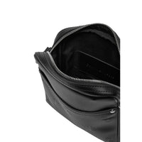 Intérieur Organisé Sacoche Calvin Klein Noir Compartiments Poches — Delvale