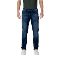 Image 1 : Jean homme Jack & Jones bleu coton organique stretch, vue de face — delvale