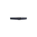 Armani Exchange Ceinture Homme Cuir Bleu Boucle Logotée