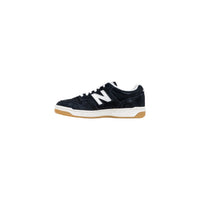 Image 3 : Détail matière suédée noire des baskets New Balance 480 femme — delvale