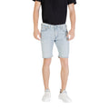 Levi's Bermuda Jean Homme Bleu Azur Clair Délavé Coupe Droite 5 Poches