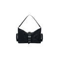 Desigual Grand Sac Hobo Femme Noir Coton Motif Floral Gaufré