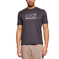 Image 4 : Zoom matière coton premium t-shirt Ea7 noir homme — Delvale