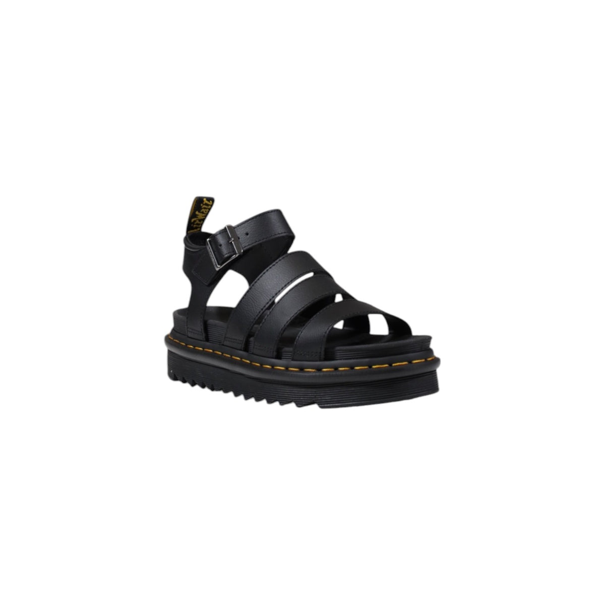 Image 2 : Dr. Martens Blaire Athena sandales noires femme détail brides — Delvale