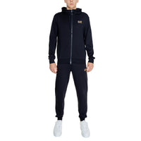 Image 5 : Survêtement EA7 homme bleu porté, style sportif chic — Delvale