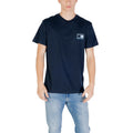 Tommy Hilfiger Jeans T-shirt voor heren Blauw Biologisch katoen