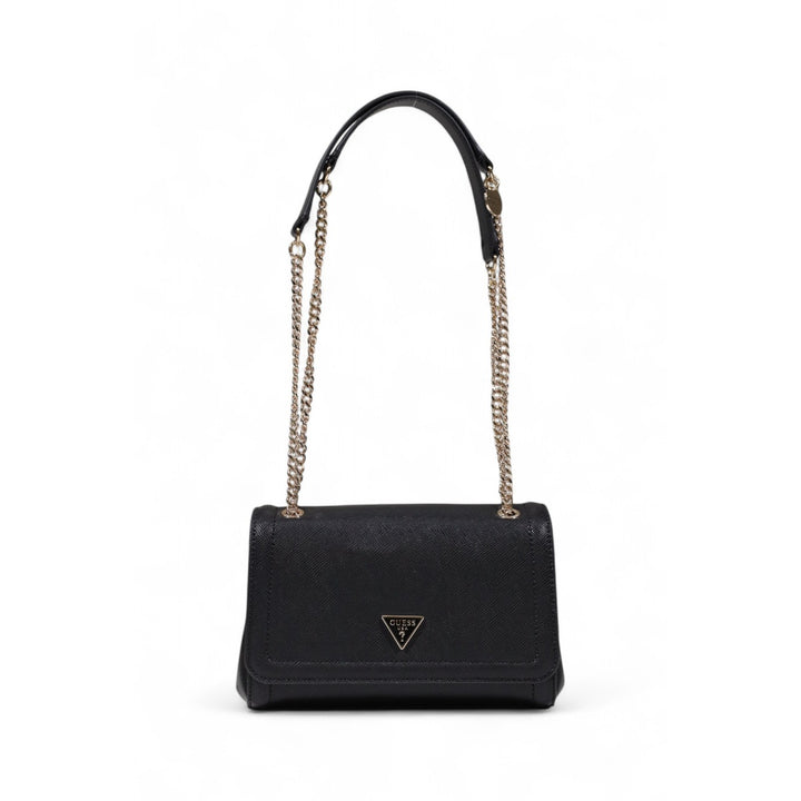 Image 1 : Sac bandoulière Guess noir en polyuréthane pour femme, design compact et élégant — Delvale