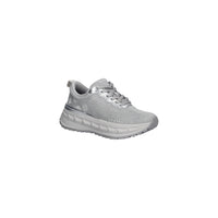 Image 2 : Baskets femme Guess argentées lacets vue de trois quarts — delvale