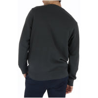 Image 2 : Détail aigle brodé or sur sweat Lyle & Scott gris anthracite — Delvale
