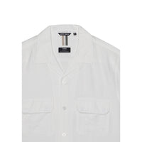 Image 5 : Silhouette complète homme en chemise Antony Morato manches courtes ivoire et jean denim — Delvale