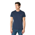 U.S. Polo Assn. T-Shirt Homme Col Rond Logo Brodé Bleu Marine