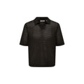 Only & Sons Polo Homme Noir Manches Courtes Col V