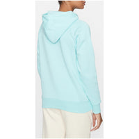 Image 2 : Détail capuche et finitions sweat Under Armour turquoise femme — Delvale