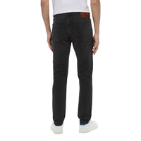 Image 2 : Détail jean Calvin Klein noir homme avec poches classiques — Delvale