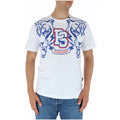 Plein Sport T-shirt Heren Graphic Tigers Wit Logo PS