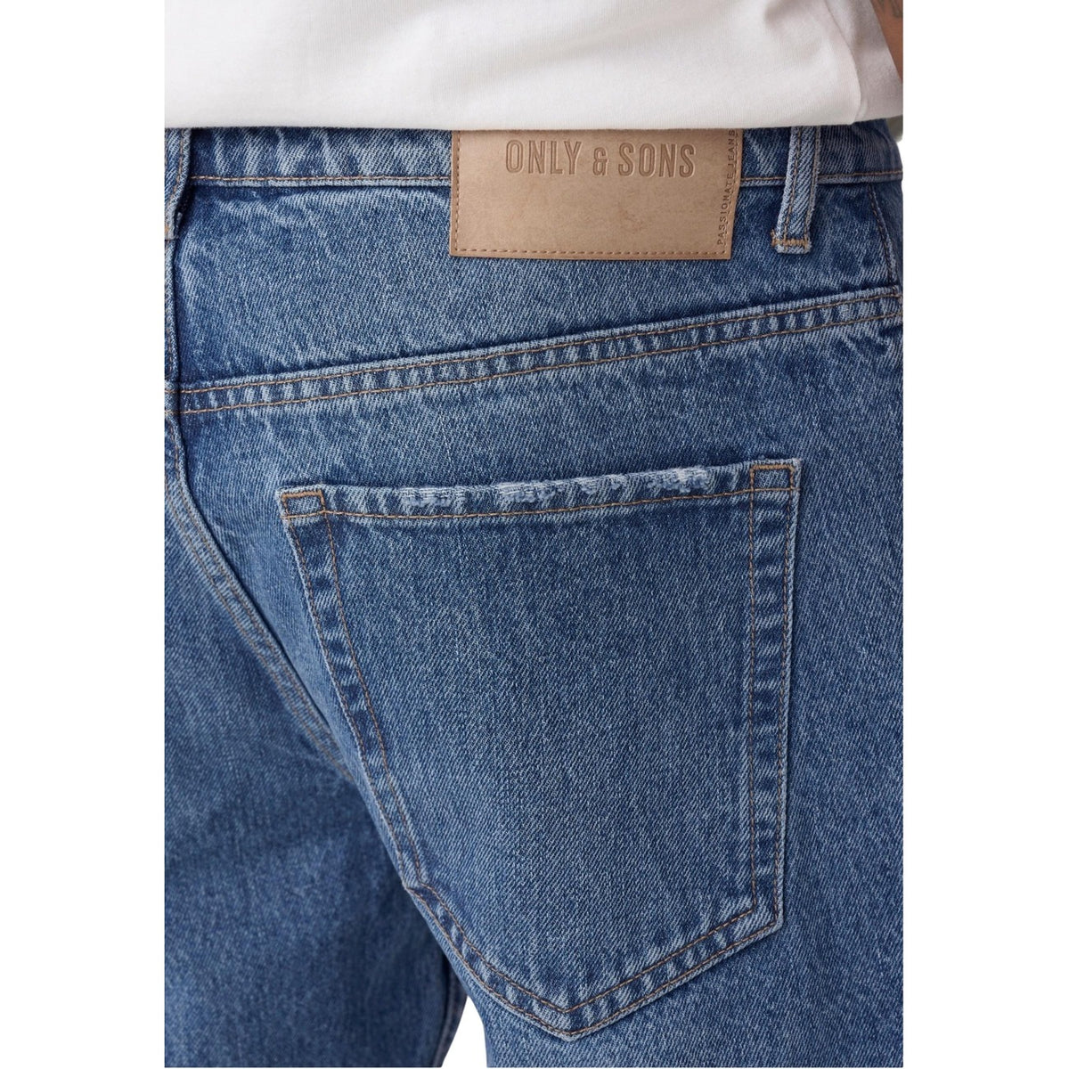 Image 3 : Jean Only & Sons homme bleu azur vue d'ensemble style casual chic — Delvale