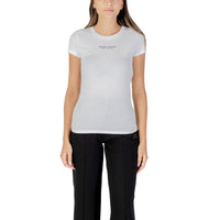 Image 4 : Coupe et finitions du t-shirt Armani Exchange femme noir design urbain — delvale