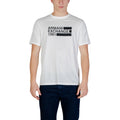 Armani Exchange T-shirt Heren Wit Logoprint
