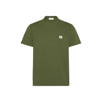 Image 6 : Vue d'ensemble du t-shirt Calvin Klein Jeans homme bleu marine sur mannequin, style urban chic — Delvale