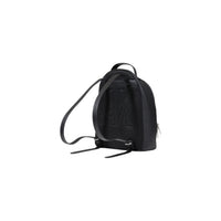 Image 4 : Vue latérale du sac à dos Armani Exchange femme noir, profil et épaisseur de 11 cm — Delvale