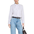 Jacqueline De Yong Damesoverhemd Wit Klassieke Kraag Slim Fit