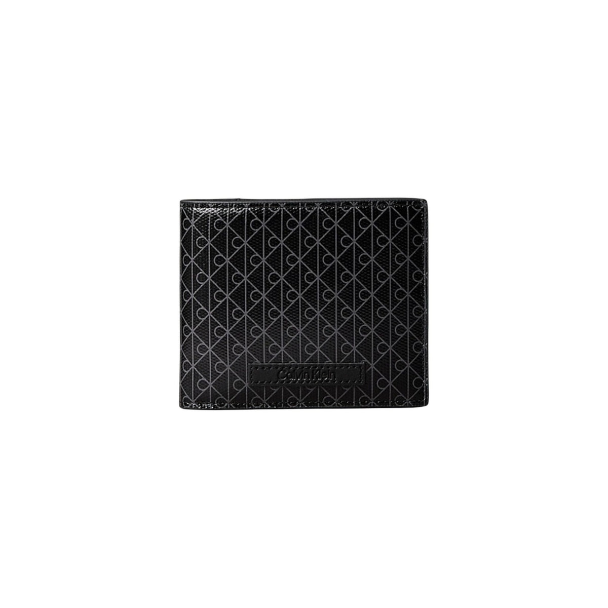 Image 1 : Portefeuille Calvin Klein femme noir avec imprimé élégant et compartiments multiples — Delvale