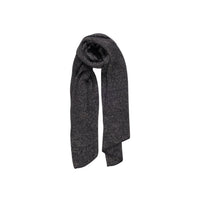 Image 1 : Echarpe Pieces femme noire en polyester lurex avec reflets métallisés — delvale