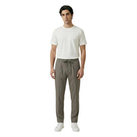 Image 2 : Pantalon homme Gianni Lupo vert détail poches frontales et lacets — delvale